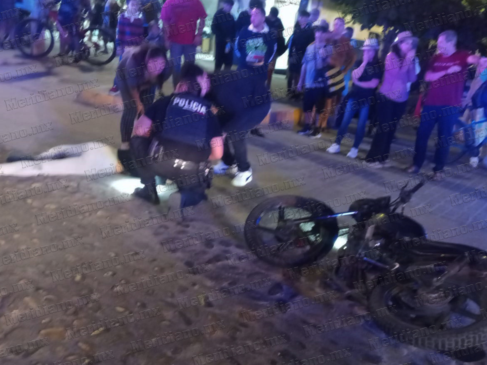 Mujer atropellada por un motociclista en la colonia 5 de diciembre de ...